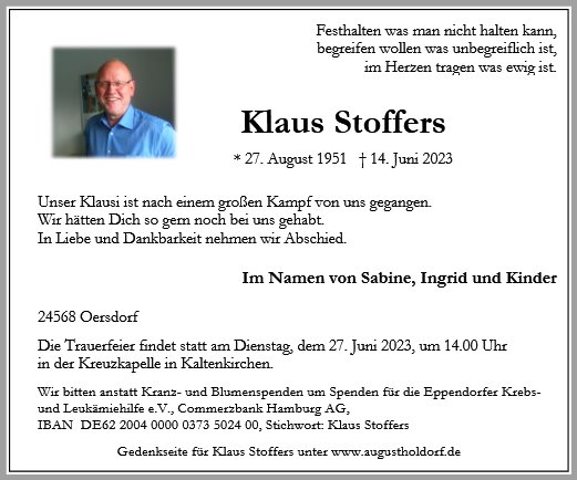 Klaus Stoffers
