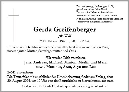 Gerda Greifenberger