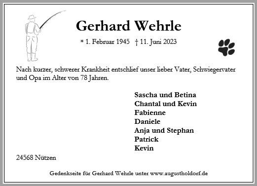 Gerhard Wehrle