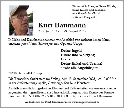 Kurt Baumann