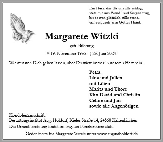 Margarete Witzki