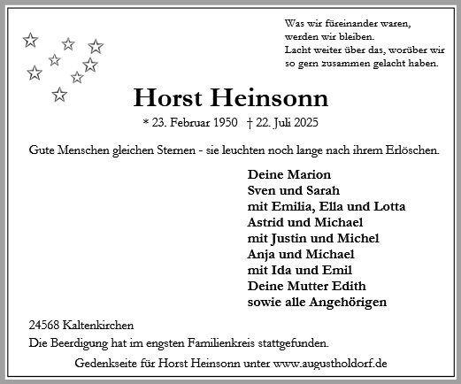 Horst Heinsonn