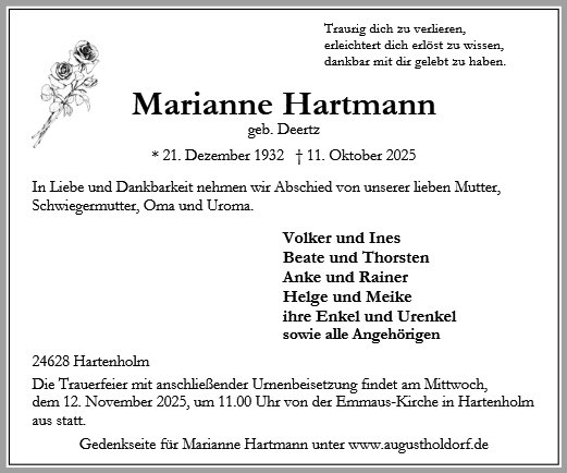 Marianne Hartmann