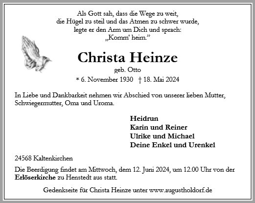 Christa Heinze