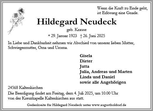 Hildegard Neudeck