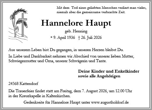 Hannelore Haupt
