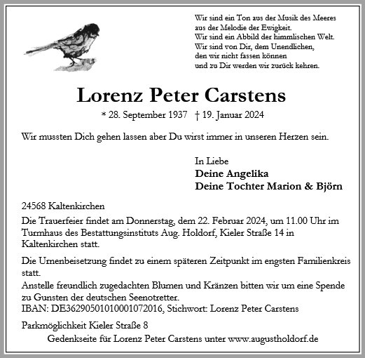 Lorenz Peter Carstens