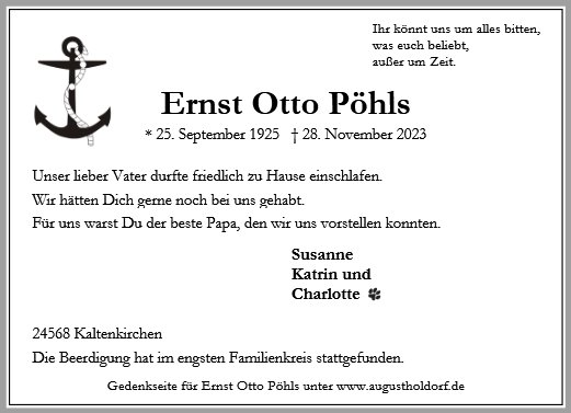 Ernst Otto Pöhls