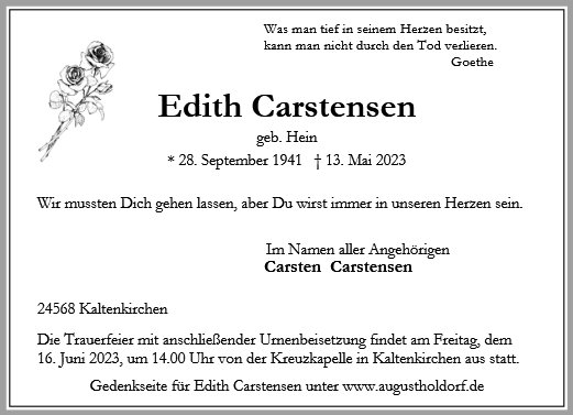 Edith Carstensen