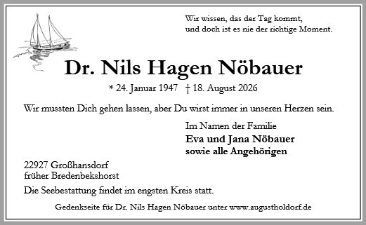Nils Hagen Nöbauer