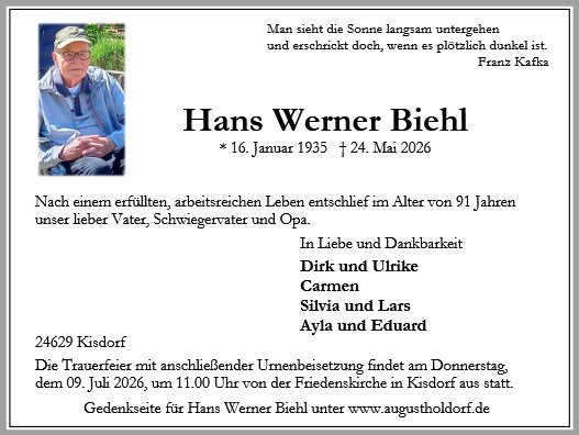 Hans Werner Biehl