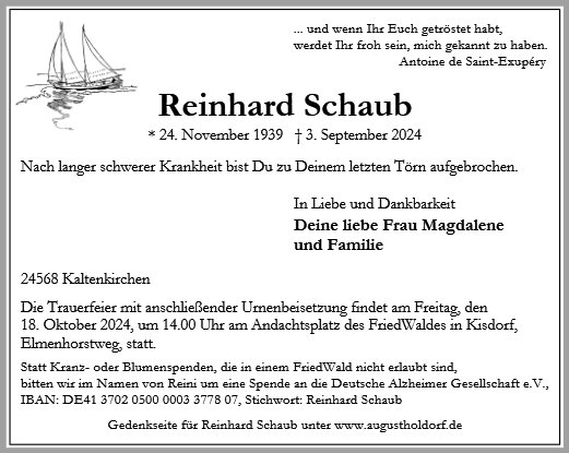 Reinhard Schaub