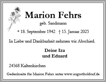 Marion Fehrs