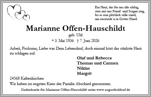 Marianne Offen-Hauschildt