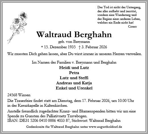 Waltraud Berghahn