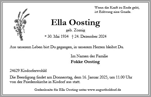 Ella Oosting