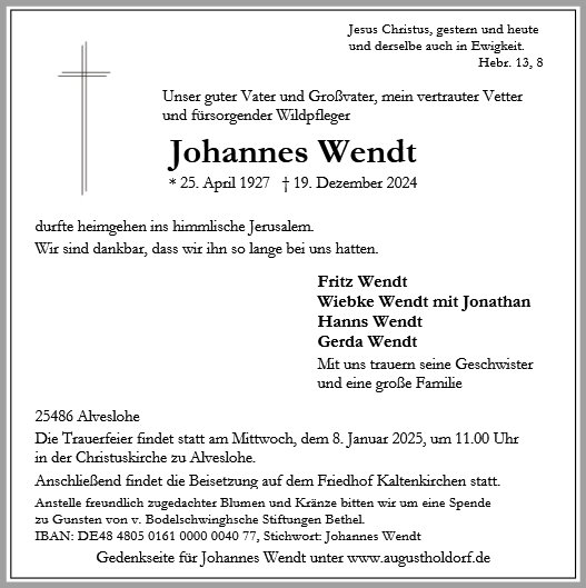 Johannes Wendt