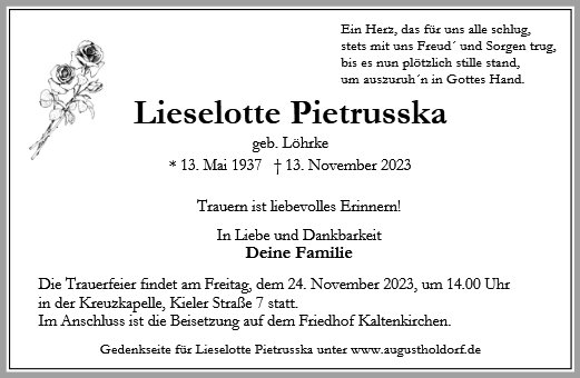 Lieselotte Pietrusska