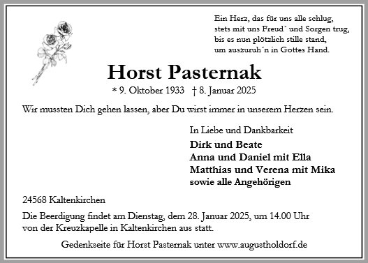 Horst Pasternak