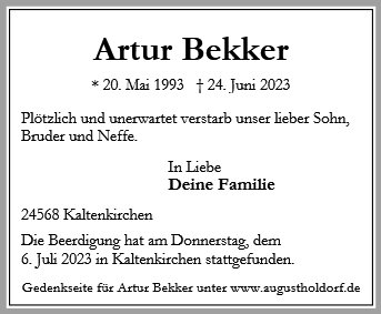 Artur Bekker