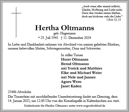 Hertha Oltmanns