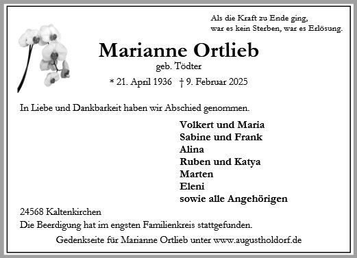 Marianne Ortlieb