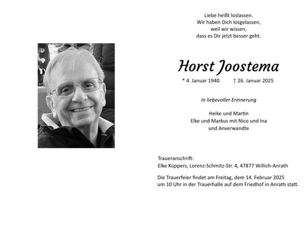 Horst Joostema