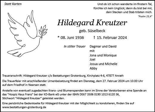 Hildegard Kreutzer