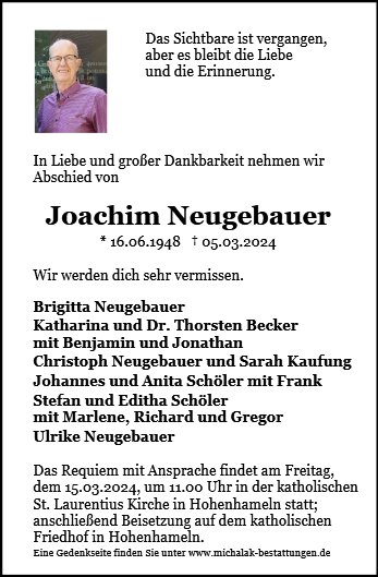 Joachim Neugebauer