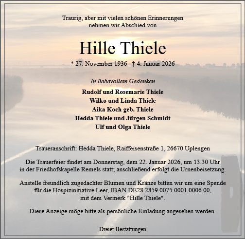Hille Thiele