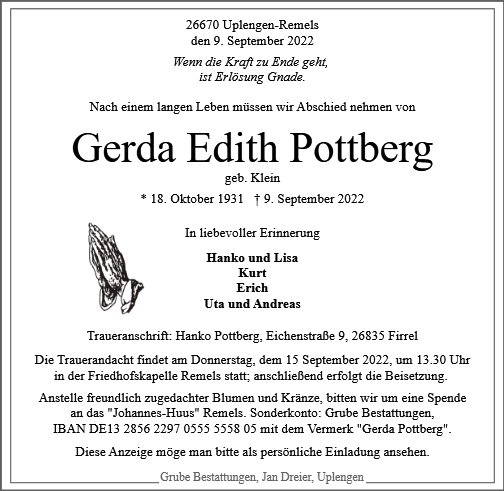 Gerda Pottberg
