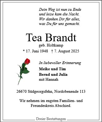 Tea Brandt