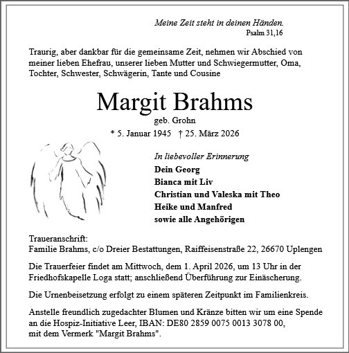 Margiet Brahms