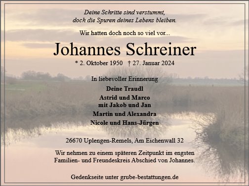 Johannes Schreiner