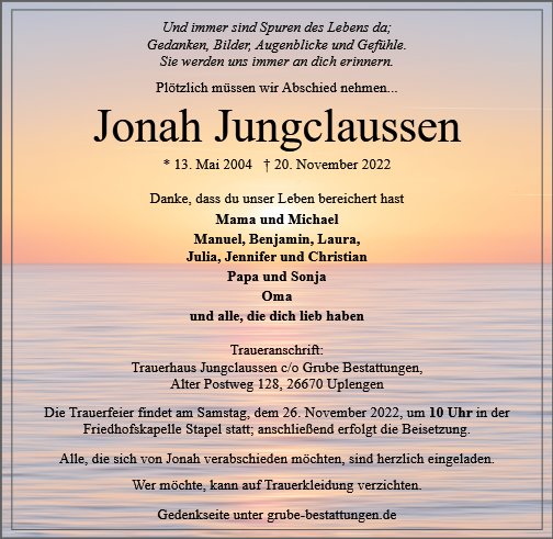 Jonah Jungclaussen