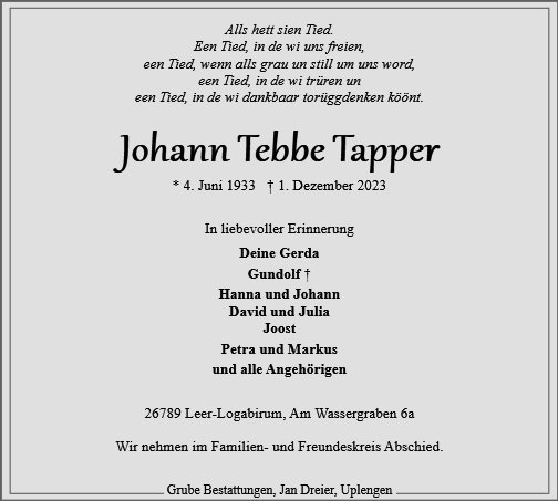 Johann Tapper