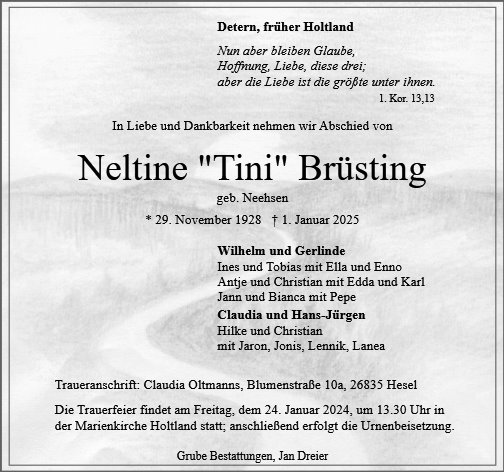 Neltine Brüsting