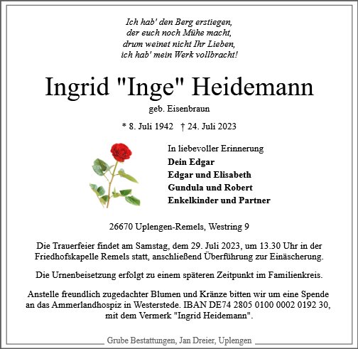 Ingrid Heidemann