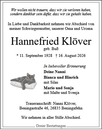 Hannefried Klöver