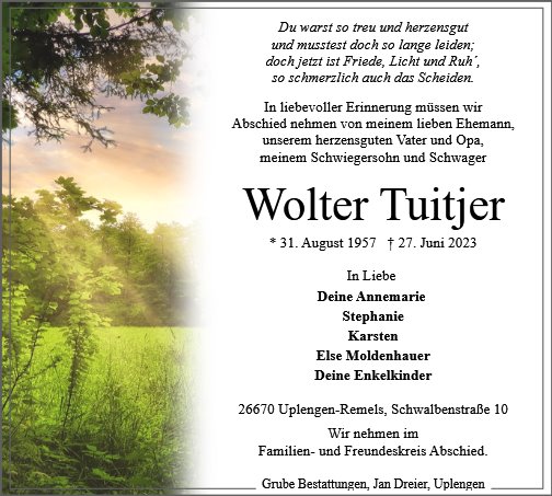Wolter Tuitjer