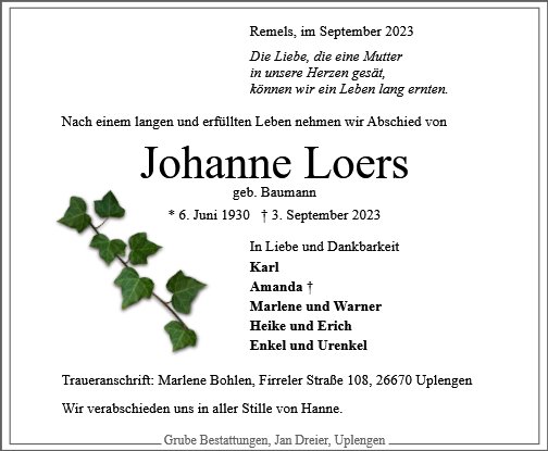 Johanne Loers