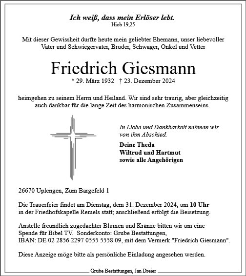 Friedrich Giesmann