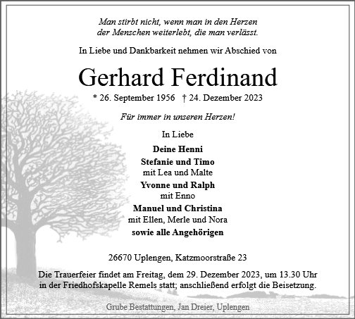 Gerhard Ferdinand