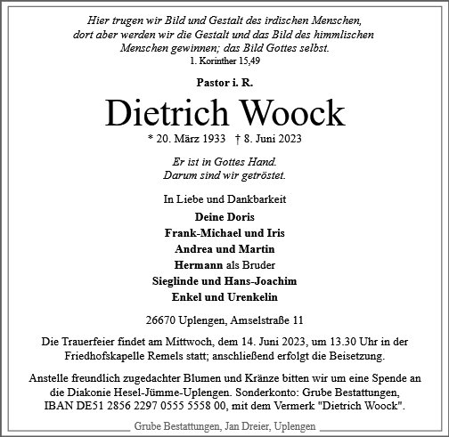 Dietrich Woock