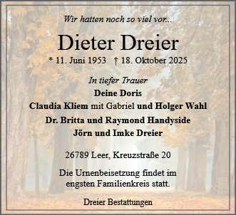 Dieter Dreier