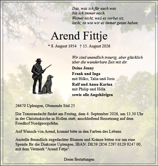 Arend Fittje