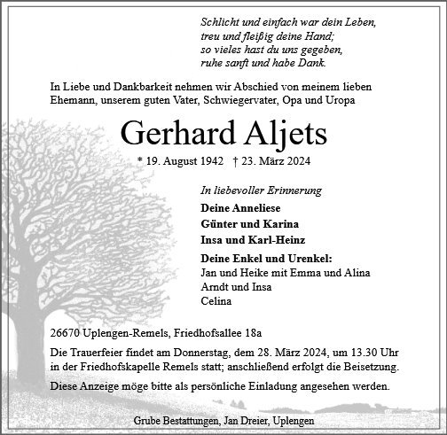 Gerhard Aljets