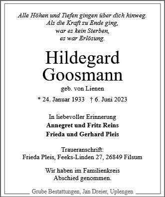 Hildegard Goosmann
