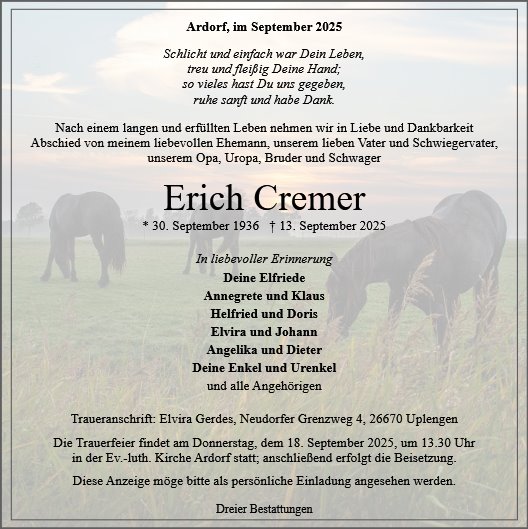 Erich Cremer