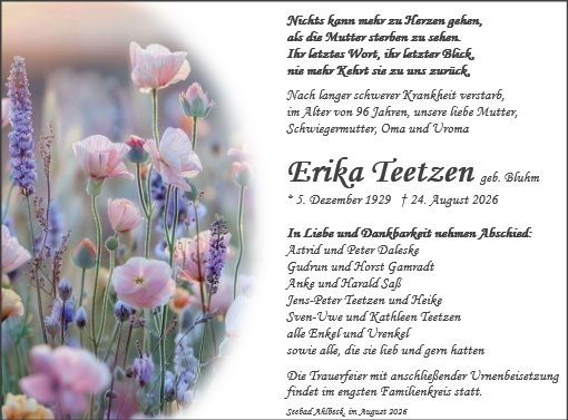 Erika Teetzen